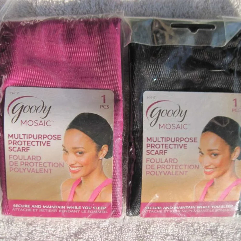 Goody Mosaic Multipurpose Protective Scarf Secure Maintain Hair Style Sleeping